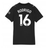 Manchester City Rodri Hernandez #16 Bortedrakt Kvinner 2025-26 Kortermet